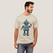かわいいロボット Tシャツ (正面フル)
