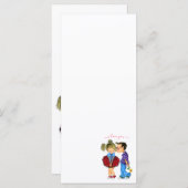 かわいいロマンチックなカップルの愛 – キス – 私はあなたを愛している メニュー (正面/裏面)