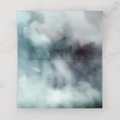 かわいいロマンチックなカップル結婚ペンギン プレイスカード (内部開封)