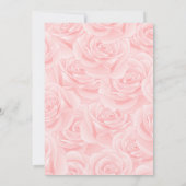 かわいいロマンチックなテディベアの新郎と花嫁の結婚式 セーブザデート (裏面)