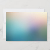 かわいいロマンチックなワイルドフラワーの結婚式招待状 招待状 (裏面)