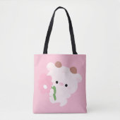 かわいいロマンチックカウ トートバッグ (正面)