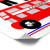 かわいいロンドンをテーマにしたキッズ写真 ポスター (角)