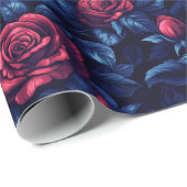 かわいいローズフラワー ユニークなラッピングペーパー ラッピングペーパー (ロールコーナー)