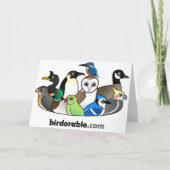 かわいいロードランナーサンタクロース シーズンカード (裏面)