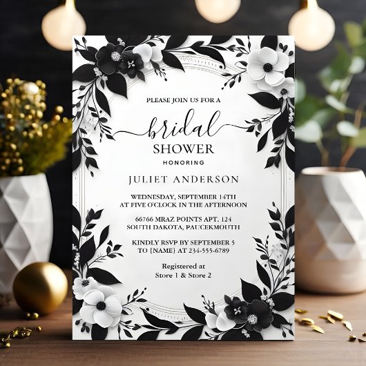 かわいいロープ我々は結び目のブライダルシャワー 招待状