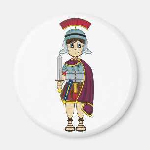 かわいいローマの兵士の磁石 マグネット