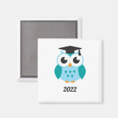 かわいいワイズフクロウ卒業2022 マグネット (正面/裏面)