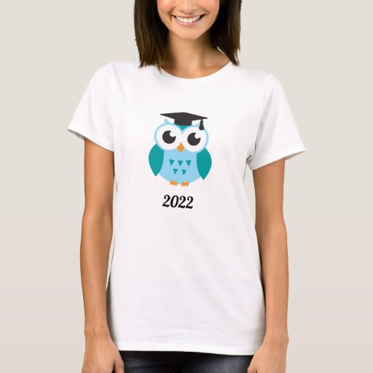 かわいいワイズフクロウ卒業2022 Tシャツ (正面)