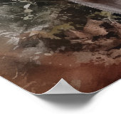 かわいいワイマラードッグアートプリントポスター ポスター (角)