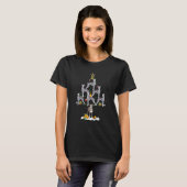 かわいいワイマラードッグクリスマスツリーオーナメントの装飾 Tシャツ (正面フル)