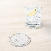 かわいいワイルドフラワーズベビーイン開花 ペーパーコースター (インサイチュ)