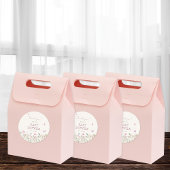 かわいいワイルドフラワーベビーガール赤ちゃんシャワー ラウンドシール