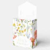 かわいいワイルドフラワーベビーシャワー フェイバーボックス (オープン)
