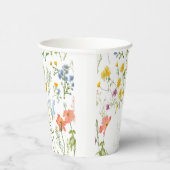 かわいいワイルドフラワーベビーシャワー 紙コップ (右)