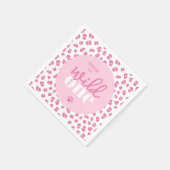 かわいいワイルドワンガール1st誕生日パーティー スタンダードカクテルナプキン (角)