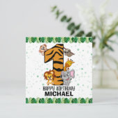 かわいいワイルドワンサファリジャングルアニマルファースト誕生日 (スタンド正面)