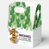 かわいいワイルドワンサファリジャングルアニマルファースト誕生日 フェイバーボックス (オープン)