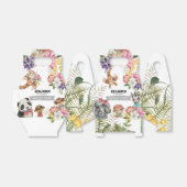 かわいいワイルドワンジャングルボーイ誕生日お願いボックス フェイバーボックス (折り畳みなし)