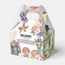 かわいいワイルドワンジャングルボーイ誕生日お願いボックス