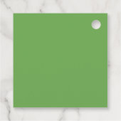 かわいいワイルドワン誕生日サファリジャングル動物 フェイバータグ (裏面)