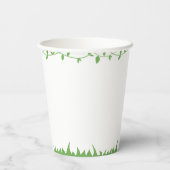 かわいいワイルドワン誕生日サファリジャングル動物 紙コップ (裏面)