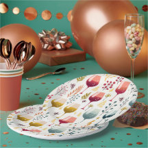 かわいいワインカップ紙プレート