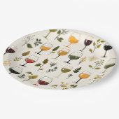 かわいいワインカップ紙プレート ペーパープレート (アングル)