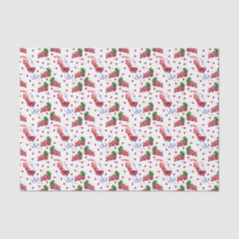 かわいいワイン愛好家のタイル張りのパーティー 薄葉紙