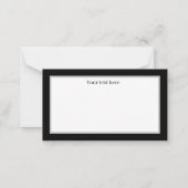 かわいいワイン愛好家ワードアート ノートカード (裏面)