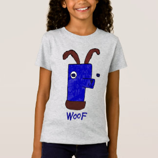 かわいいワウフTシャツ Tシャツ