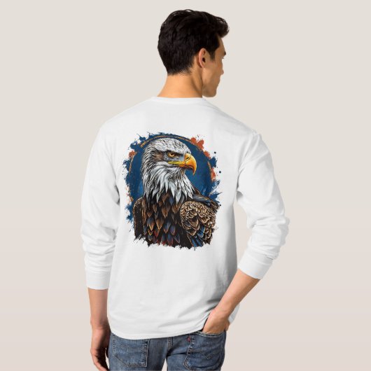 かわいいワシ Tシャツ (裏面フル)