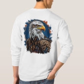 かわいいワシ Tシャツ (裏面)