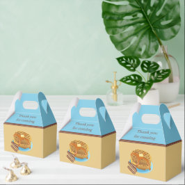 かわいいワッフルとソーセージの朝食 フェイバーボックス