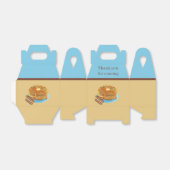 かわいいワッフルとソーセージの朝食 フェイバーボックス (折り畳みなし)