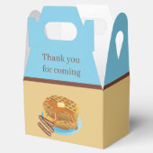 かわいいワッフルとソーセージの朝食 フェイバーボックス (オープン)