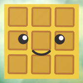 かわいいワッフルグラス ウィンドウサイン (シート3)