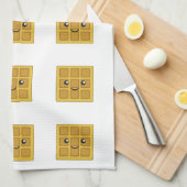 かわいいワッフル キッチンタオル (四つ折り)