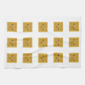 かわいいワッフル キッチンタオル (横)