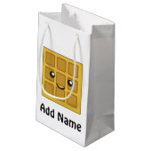 かわいいワッフル スモールペーパーバッグ (裏面アングル)