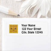 かわいいワッフル ラベル (インサイチュ)