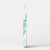 かわいいワニとミュージカル楽器。ウォーターコル Case-Mate iPhoneケース (裏面 / 左)