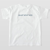 かわいいワニのキッズTシャツ | CはワニのC Tシャツ (レイダウン裏面)