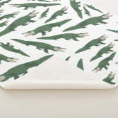 かわいいワニのワニ シェルパブランケット (3/4)