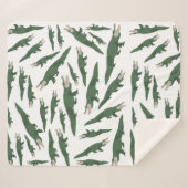 かわいいワニのワニ シェルパブランケット (正面(横))