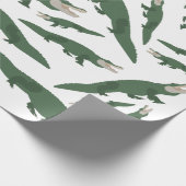 かわいいワニのワニ ラッピングペーパー (角)