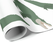 かわいいワニのワニ ラッピングペーパー (ロールコーナー)