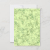 かわいいワニの男の赤ちゃんベビーシャワー 招待状 (裏面)