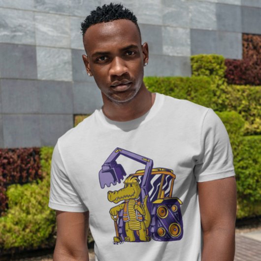 かわいいワニ職人 Tシャツ