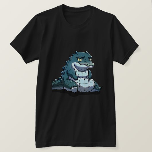 かわいいワニ – かわいいワニ Tシャツ (デザイン正面)